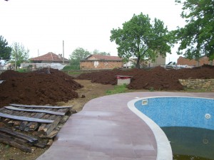 насипване